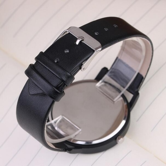 NEW Marble Unisex Leather Strap Watch - Picture 8 of 8